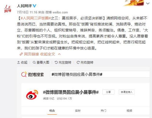 人民网三评“晨小晨事件” 网络空间激浊扬清刻不容缓